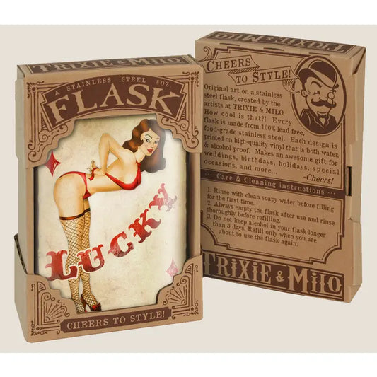 Flask - Lucky 7 Of Diamonds