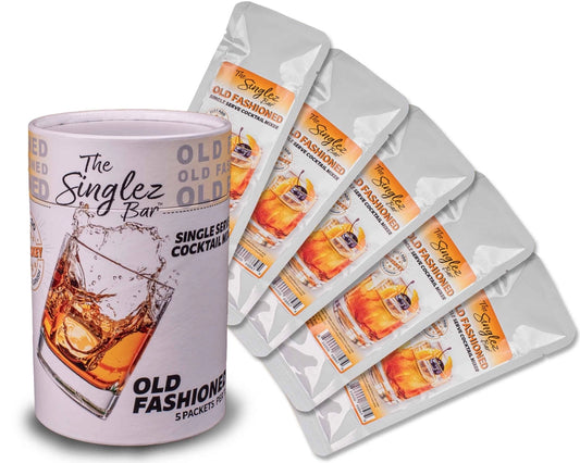 Singlez Bar - Old Fashioned 5-Pack Single Serve Mixers