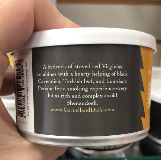 Pipe Tobacco - Tin - C&D Blue Ridge 2oz