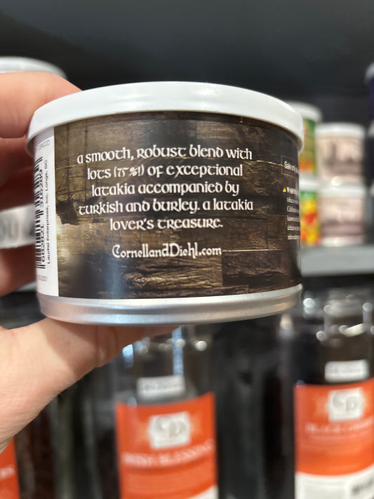 Pipe Tobacco - Tin - C&D Pirate Kake