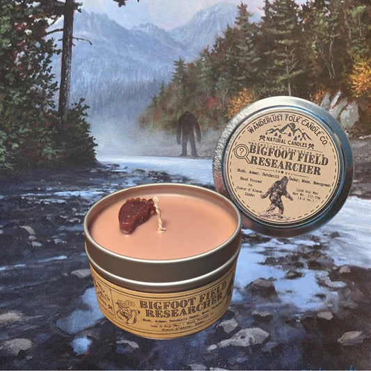 Wanderlust Candle - Bigfoot Field Researcher 4oz