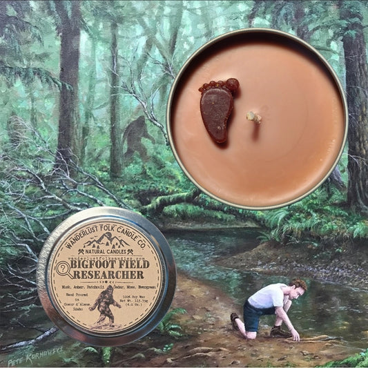 Wanderlust Candle - Bigfoot Field Researcher 4oz