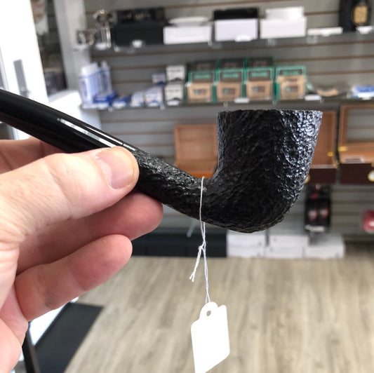 Pipe - Savinelli Churchwarden Black Rusticated 921