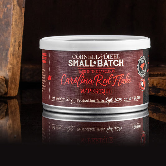 Pipe Tobacco - Tin - C&D Small Batch: Carolina Red Flake with Perique