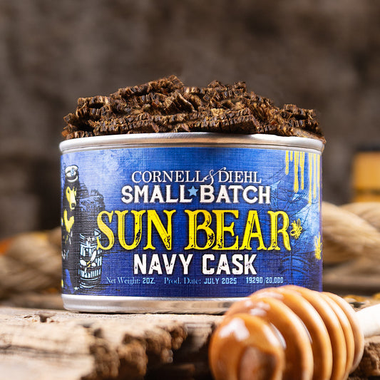 Pipe Tobacco - Tin - C&D Small Batch: Sun Bear Navy Cask 2oz