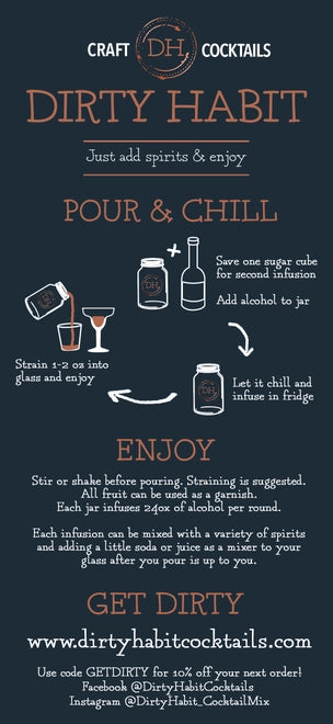 Dirty Habit Mix - Spiced Old Fashioned