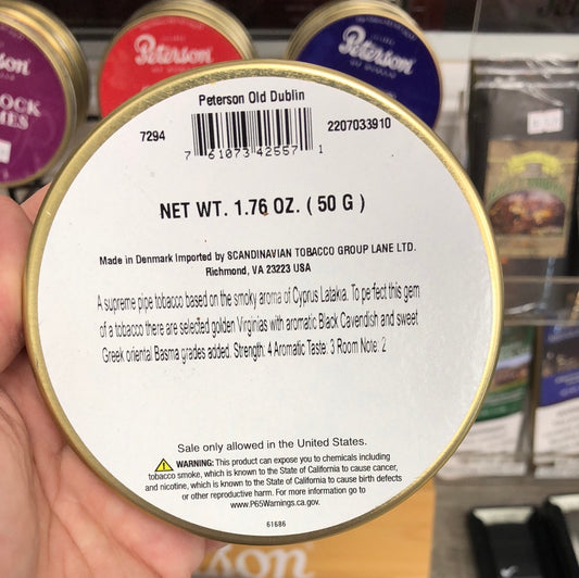 Pipe Tobacco - Peterson Old Dublin