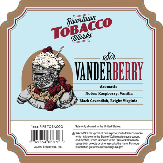 Pipe Tobacco - 2oz Bag - Rivertown Tobacco Works Sir Vanderberry