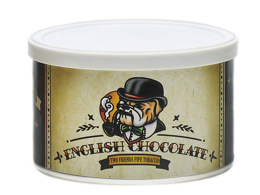 Pipe Tobacco - Tin - Two Friends English Chocolate 2oz