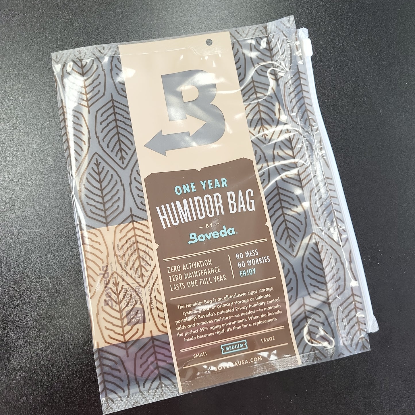 Cigar Bag - Boveda 1 Year, 15 Cigars