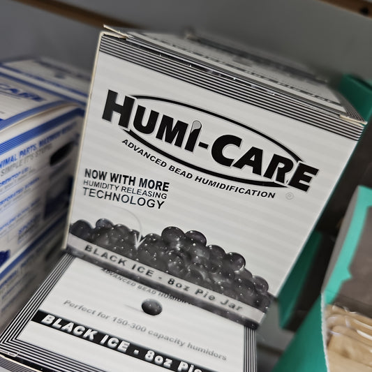 Humi-Care - 8oz Black Ice Bead Gel Humidification Jar