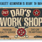 Metal Sign - Dad's Workshop 8x12