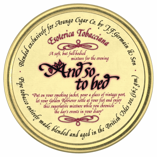 Pipe Tobacco - Tin - Esoterica And So To Bed 2oz