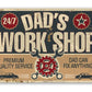 Metal Sign - Dad's Workshop 8x12