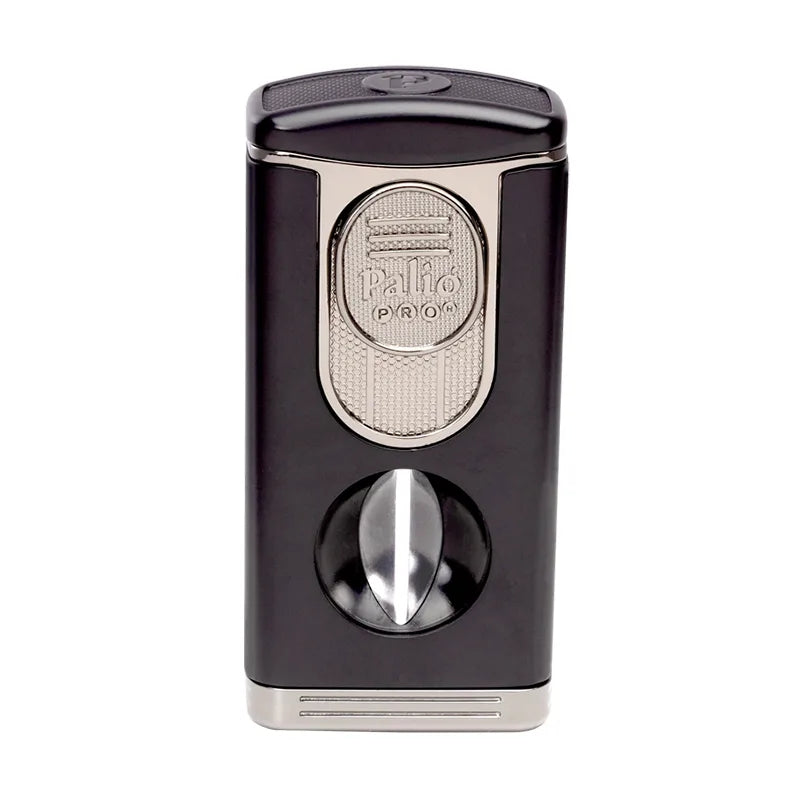 Lighter - Palio Pro Trevi Black Triple Jet V-Cut