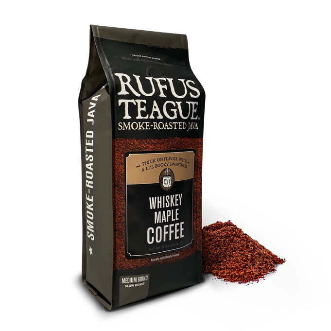 Rufus Teague Coffee - GROUND Whiskey Maple 12oz