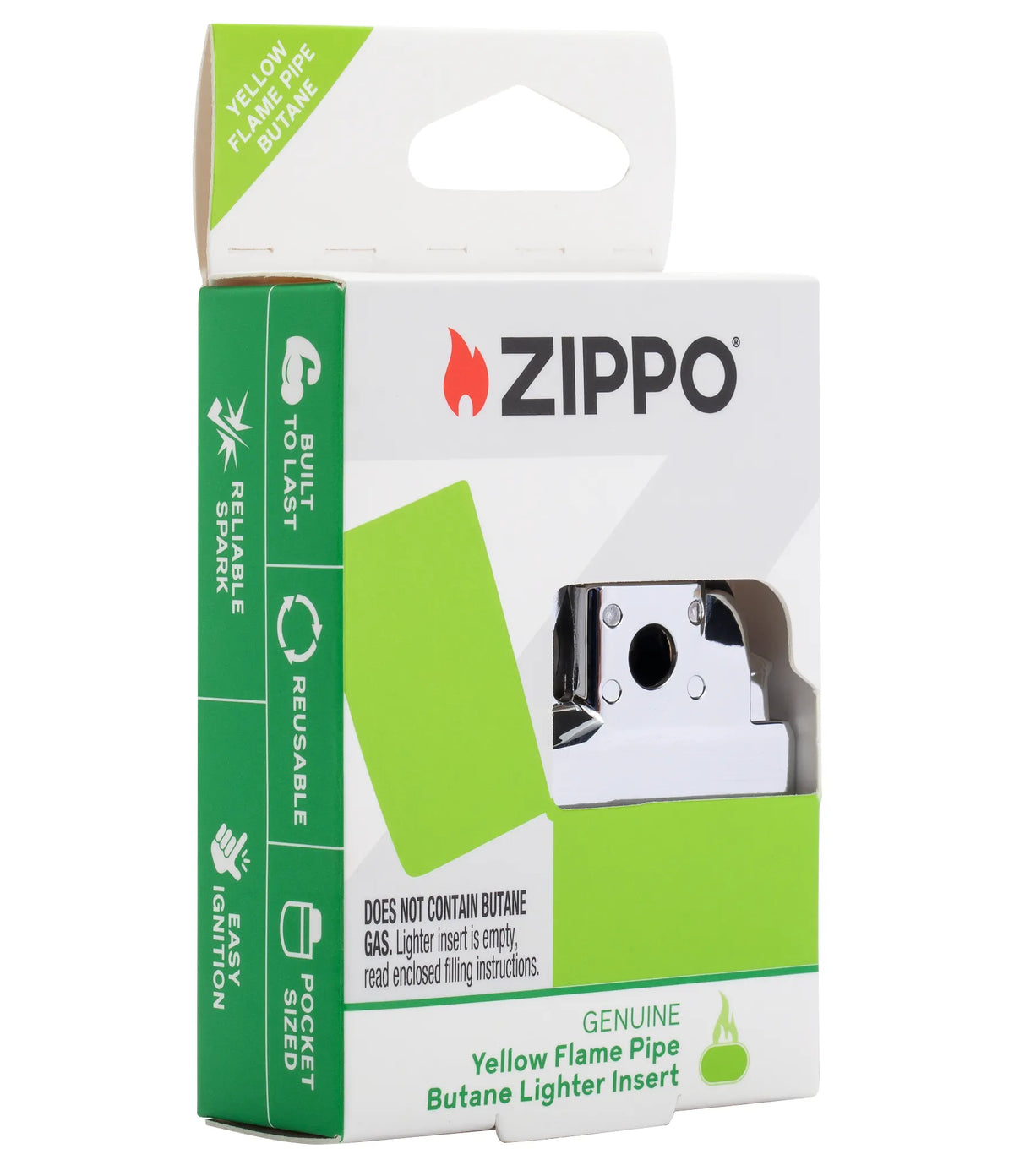 Zippo Lighter - Yellow Flame Pipe Butane Insert