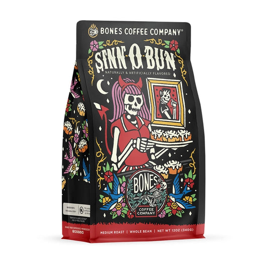 Bones Coffee - GROUND Sinn-O-Bun 12oz