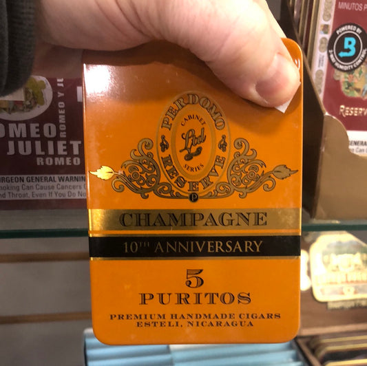 Perdomo - 10h Anniv Champagne Puritos (tin of 5)