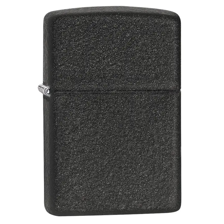 Zippo Lighter - 218 Reg Black Crackle – Route 30 Cigars