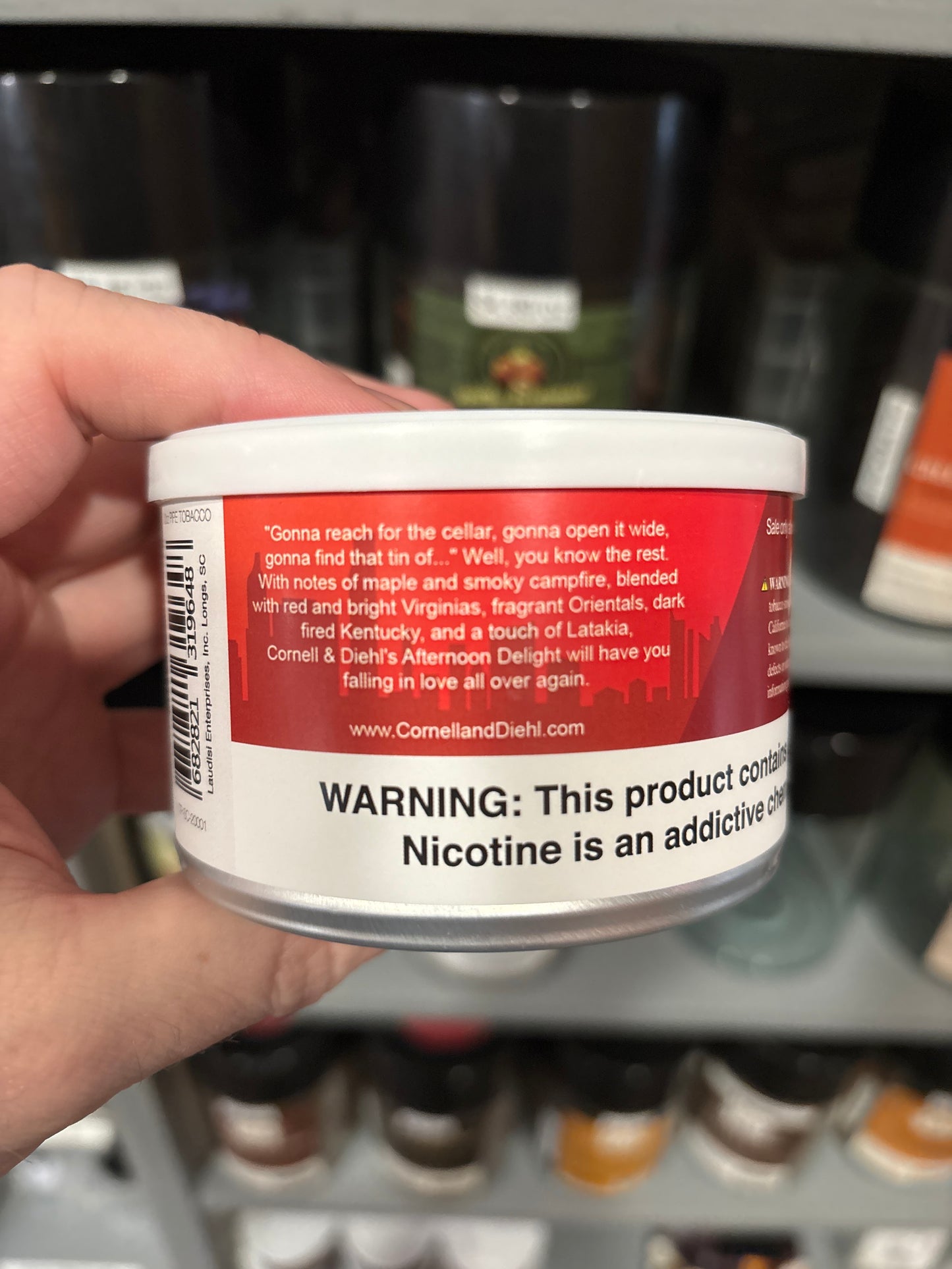 Pipe Tobacco - Tin - C&D Afternoon Delight 2oz