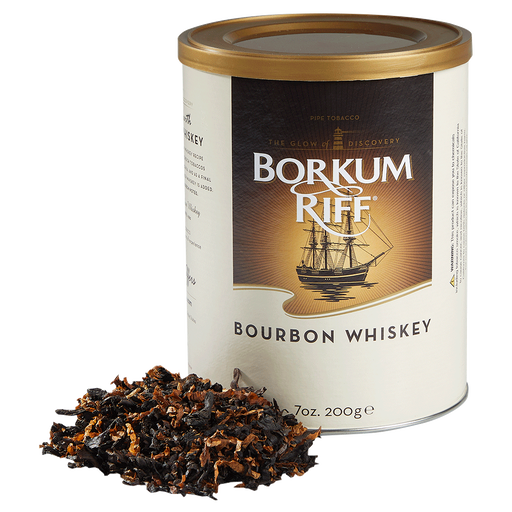Pipe Tobacco - Borkum Riff Bourbon Whiskey (7oz Can)