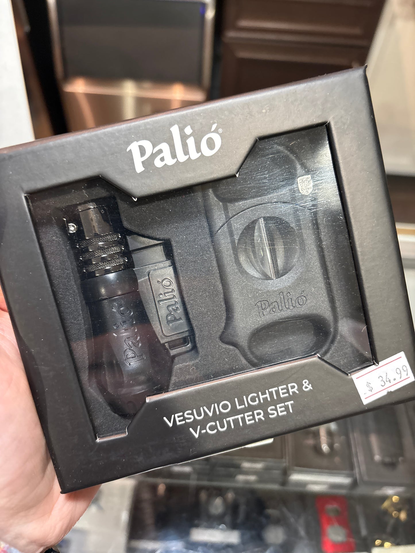 Palio Set - Lighter + V-Cut (black)