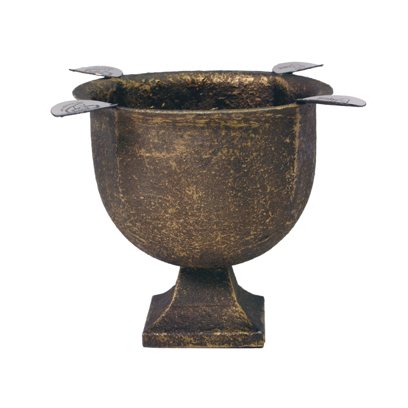 Ashtray - Stinky Old World Cast Gold