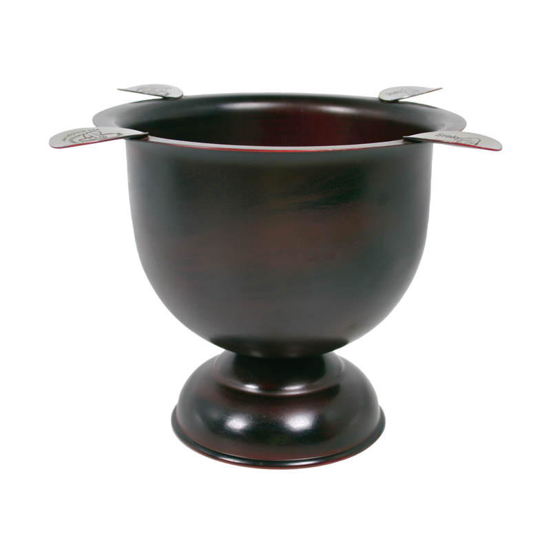 Ashtray - Stinky Tall Ashtray Cherry & Black Antique