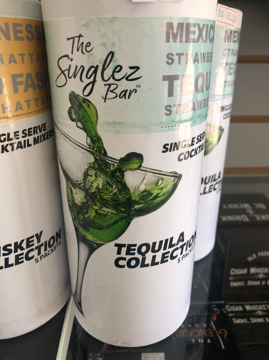 Singlez Bar - Tequilla Collection 5-Pack Single Serve Mixers