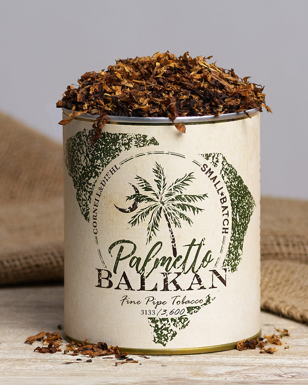 Pipe Tobacco - Tin - C&D Small Batch: Palmetto Balkan 8oz