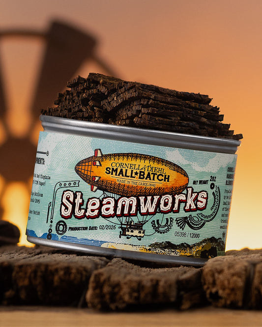 Pipe Tobacco - Tin - C&D Small Batch: Steamworks 2oz