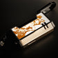 Lighter - Prometheus Magma X LE 24 God of Fire “Never Back Down” Gold on White