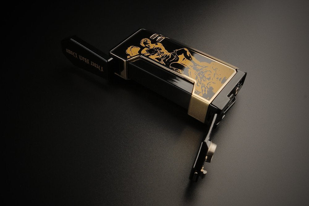 Lighter - Prometheus Magma X LE 24 God of Fire “Never Back Down” Gold on Black