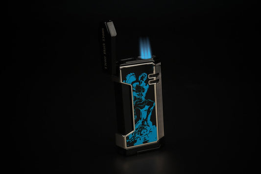 Lighter - Prometheus Magma X LE 24 God of Fire “Never Back Down” Blue on Black