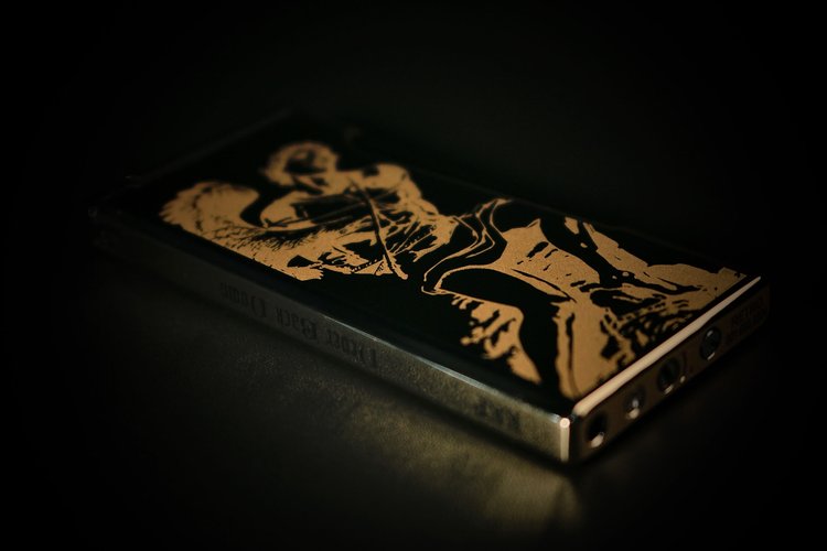 Lighter - Prometheus Retro LE 24 God of Fire “Never Back Down” Gold on Black