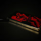 Lighter - Prometheus Retro LE 24 God of Fire “Never Back Down” Red on Black