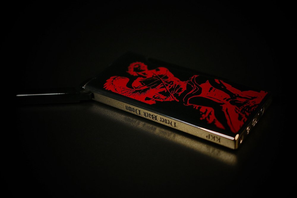 Lighter - Prometheus Retro LE 24 God of Fire “Never Back Down” Red on Black