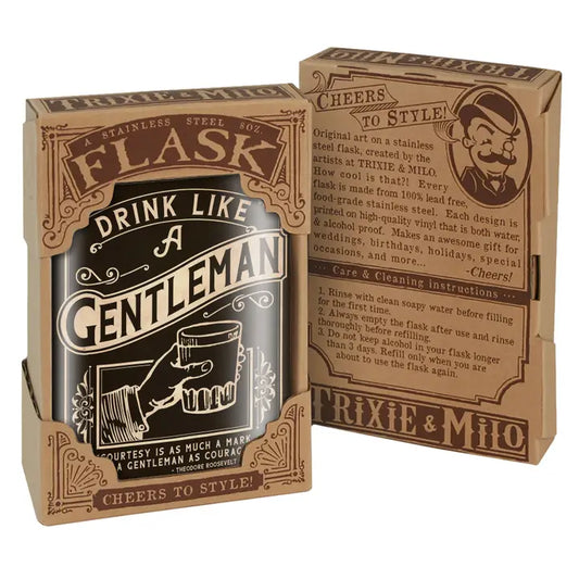 Flask - Drink Like A Gentleman