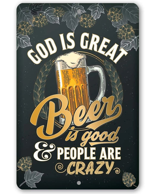 Metal Sign - God Is Great 8x12