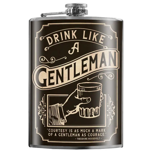 Flask - Drink Like A Gentleman