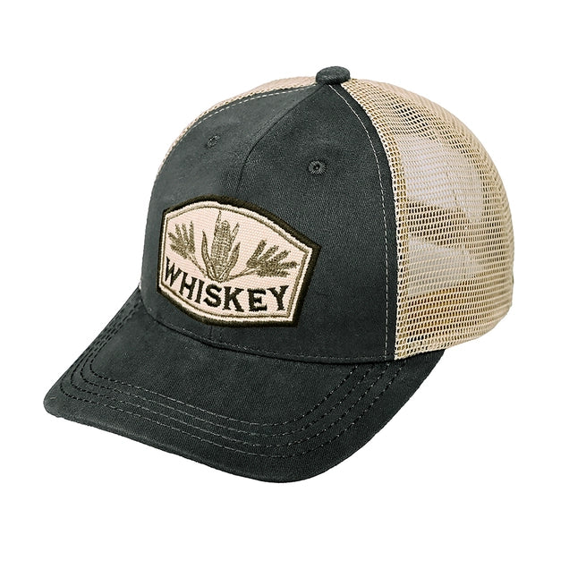 Hat - Trucker Whiskey (Charcoal/Beige)