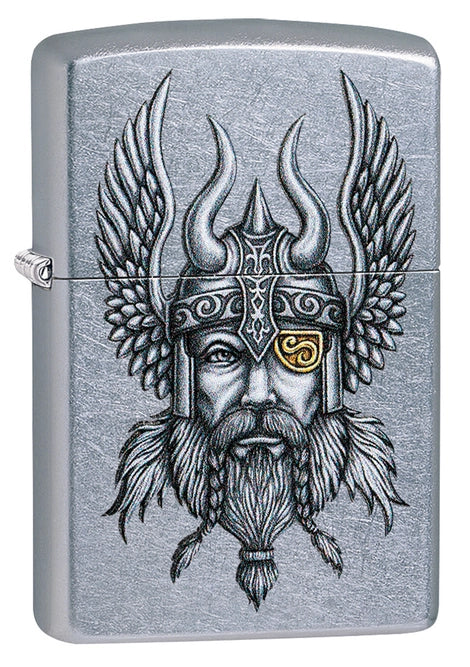 Zippo Lighter - 207 Viking Warrior Design