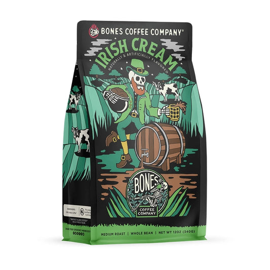 Bones Coffee - GROUND Irish Cream 12oz