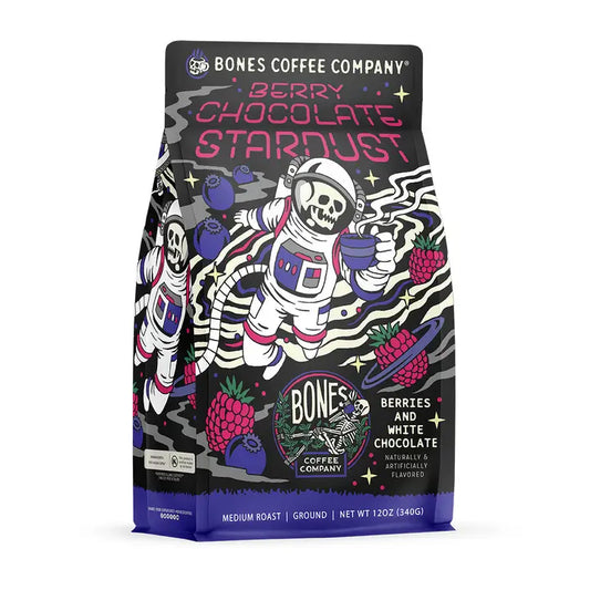 Bones Coffee - GROUND Berry Chocolate Stardust 12oz