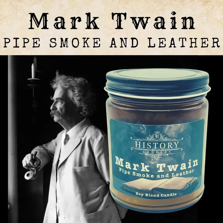 History Candle - Mark Twain 7.5oz