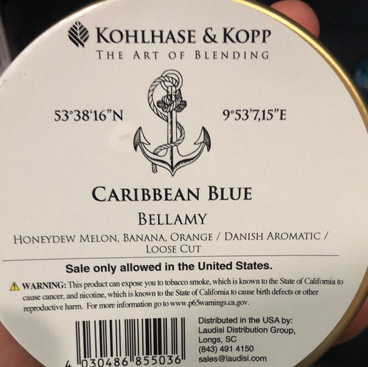 Pipe Tobacco - Caribbean Blue Bellamy