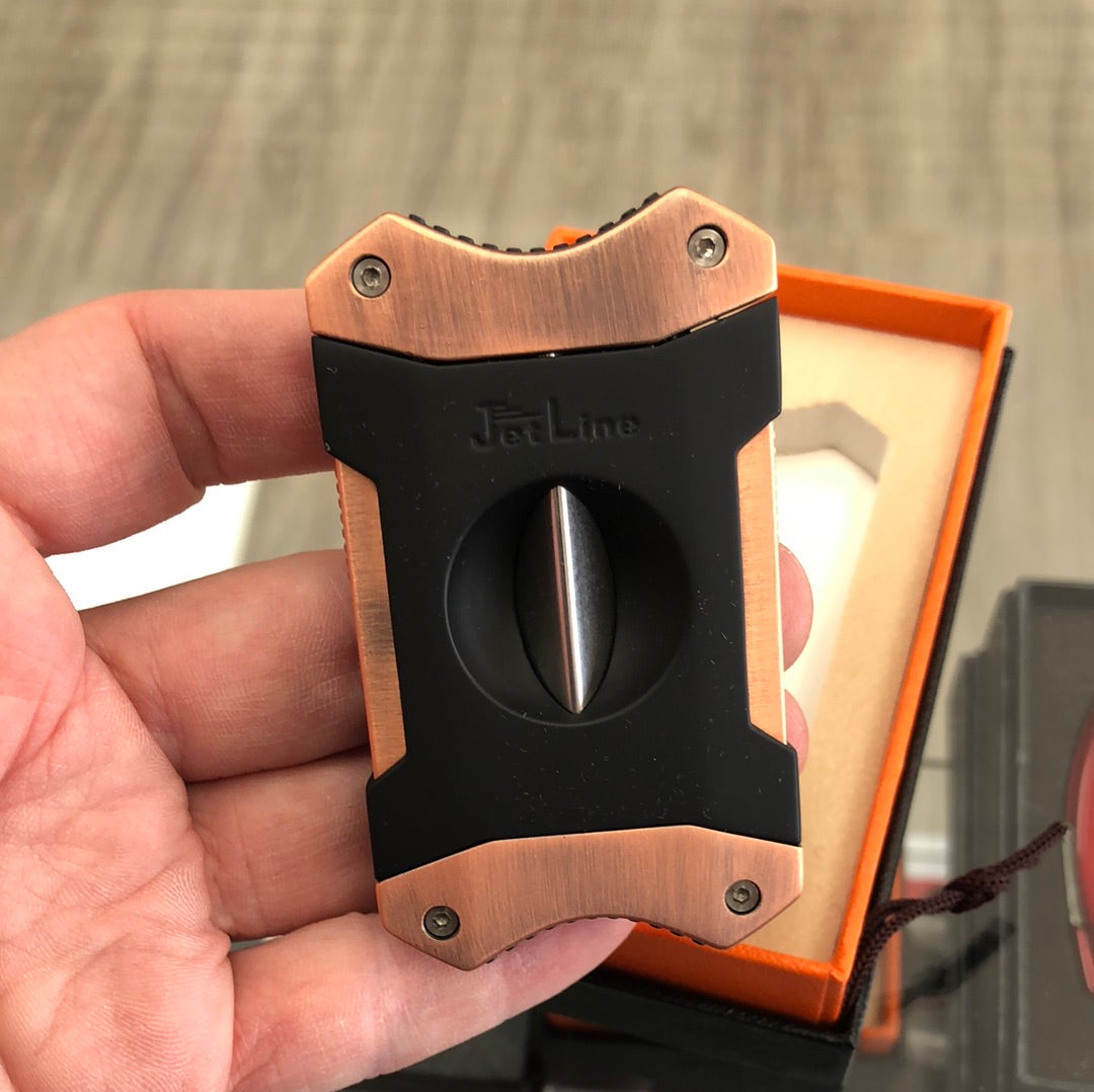 Cutter Jetline JLVillano VCut Copper Route 30 Cigars