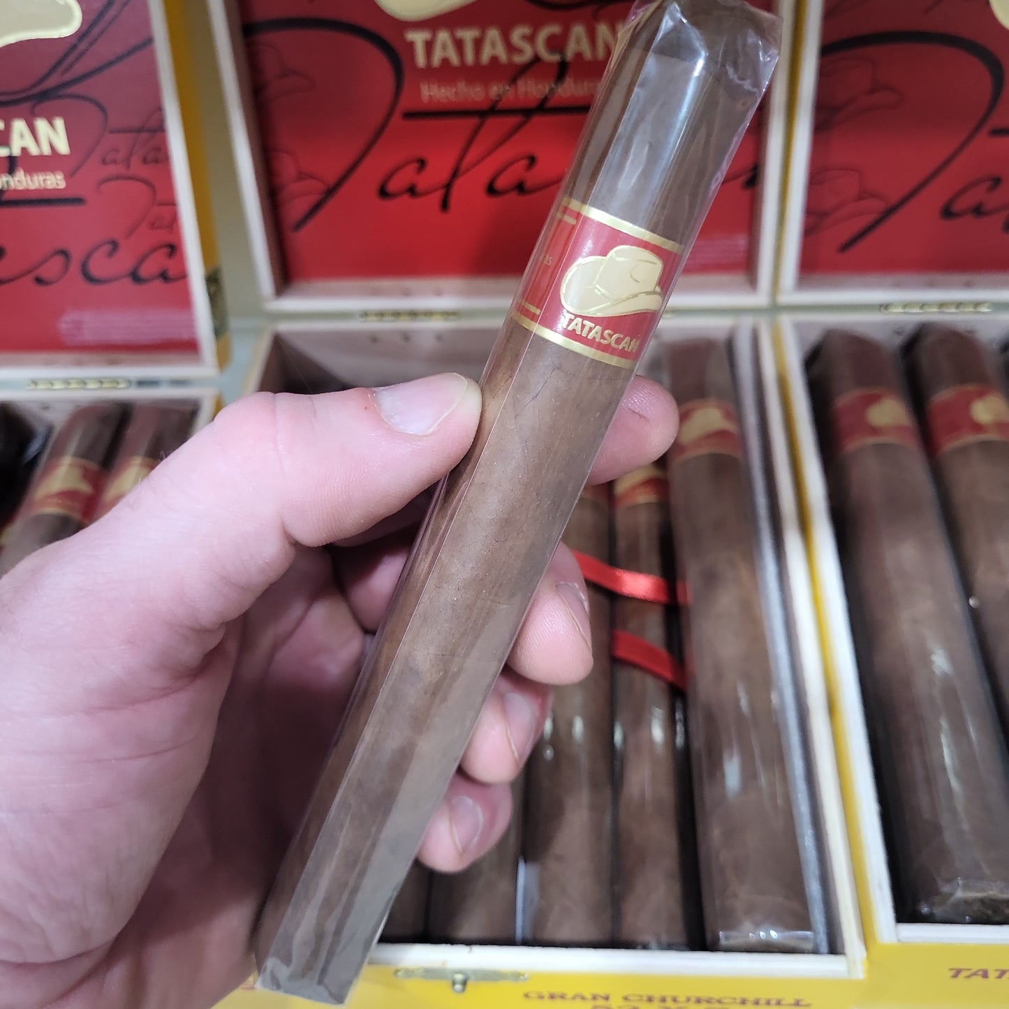 JRE Tatascan Habano Gran Churchill 7x52