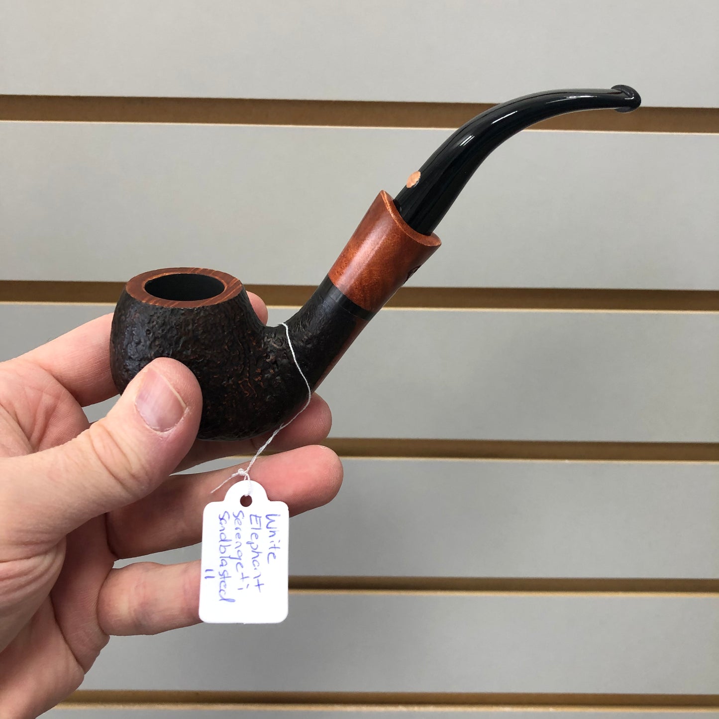 Pipe - White Elephant Sandblasted Serengetti 11